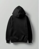 Solid Women Oversized T-Shirt - Black & White - Image 3