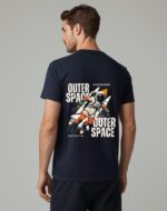 Sky Blue Solid Oversized T-shirt for Women - Image 2