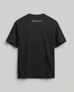 Plain Black Ehimay Oversized-Unisex-T-Shirt - Image 4