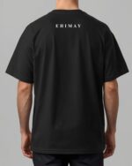 Plain Black Ehimay Oversized-Unisex-T-Shirt