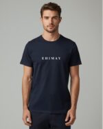 Isro Navy Blue Ehimay Oversized-Unisex-T-Shirt - Image 2