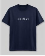 Isro Navy Blue Ehimay Oversized-Unisex-T-Shirt - Image 3